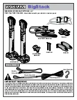 Yakima BigStack Installation Instructions Manual preview