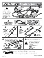 Yakima BoatLocker Quick Start Manual предпросмотр