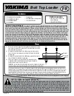 Preview for 2 page of Yakima Bolt Top Loader Quick Start Manual