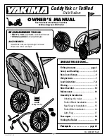 Yakima CaddyYak Owner'S Manual предпросмотр