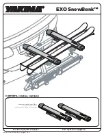 Yakima EXO SnowBank Quick Start Manual предпросмотр