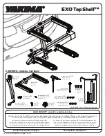 Yakima EXO TopShelf Assembly And Installation Manual предпросмотр