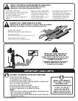 Preview for 5 page of Yakima EZ+1 Manual