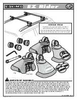 Yakima EZ Rider Manual предпросмотр