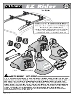 Предварительный просмотр 5 страницы Yakima EZ Rider Manual