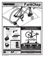 Предварительный просмотр 1 страницы Yakima ForkChop Manual