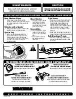 Preview for 14 page of Yakima FullBack Installation Instructions Manual