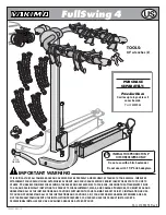 Предварительный просмотр 1 страницы Yakima FullSwing 4 Manual