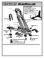 Предварительный просмотр 1 страницы Yakima HighRoller User Manual