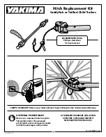 Предварительный просмотр 1 страницы Yakima Hitch Replacement Kit Owner'S Manual