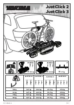 Preview for 1 page of Yakima JustClick 2 Manual