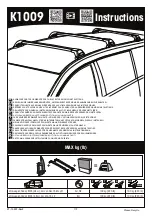 Предварительный просмотр 1 страницы Yakima K1009 Instructions Manual