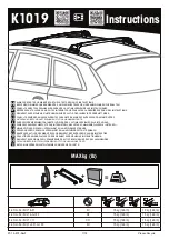 Yakima K1019 Instructions Manual предпросмотр