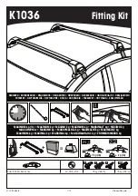 Preview for 1 page of Yakima K1036 Manual