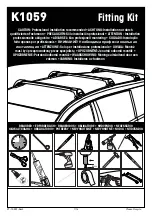 Preview for 1 page of Yakima K1059 Manual