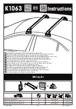 Yakima K1063 Instructions Manual предпросмотр