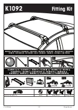 Preview for 1 page of Yakima K1092 Manual