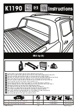 Yakima K1190 Instructions Manual предпросмотр