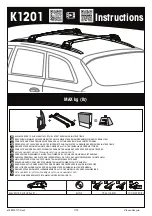 Yakima K1201 Instructions Manual предпросмотр