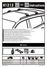 Yakima K1212 Instructions Manual предпросмотр