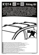 Yakima K1214 Manual preview