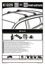 Preview for 1 page of Yakima K1225 Instructions Manual