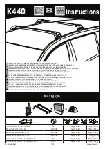 Preview for 1 page of Yakima K440 Instructions Manual