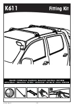 Preview for 1 page of Yakima K611 Manual