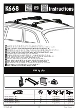 Preview for 1 page of Yakima K668 Instructions Manual