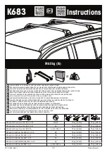 Yakima K683 Instructions Manual предпросмотр