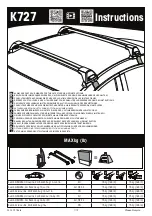 Yakima K727 Instructions Manual preview