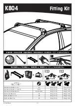 Yakima K804 Manual предпросмотр