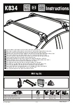 Preview for 1 page of Yakima K834 Instructions Manual