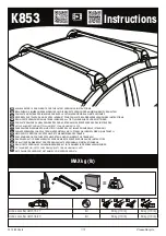 Yakima K853 Instructions Manual preview