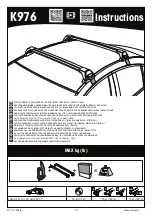 Yakima K976 Instructions Manual preview