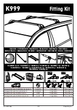 Yakima K999 Manual предпросмотр