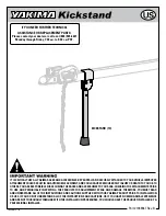 Preview for 1 page of Yakima Kickstand Manual