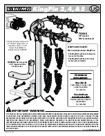 Предварительный просмотр 1 страницы Yakima KingPin 2 Manual