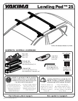 Preview for 1 page of Yakima Landing Pad 25 Manual