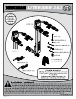 Yakima LITERIDER 2&3 Quick Start Manual preview