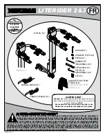 Preview for 6 page of Yakima LITERIDER 2&3 Quick Start Manual