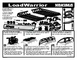 Предварительный просмотр 1 страницы Yakima LoadWarrior Quick Start Manual