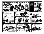 Yakima Locking RailRider 2 Instructions Manual предпросмотр