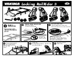 Preview for 1 page of Yakima Locking RailRider 3 Manual