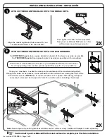 Предварительный просмотр 2 страницы Yakima LockNLoad Crossbar Clamps Manual