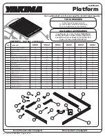 Предварительный просмотр 1 страницы Yakima LockNLoad Platform Manual