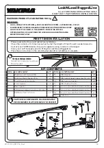 Yakima LockNLoad RuggedLine Manual предпросмотр