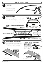 Предварительный просмотр 2 страницы Yakima LockNLoad Track Mounting Kit Manual