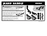 Preview for 1 page of Yakima MAKO SADDLE Manual