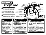 Preview for 1 page of Yakima MegaJoe Quick Start Manual